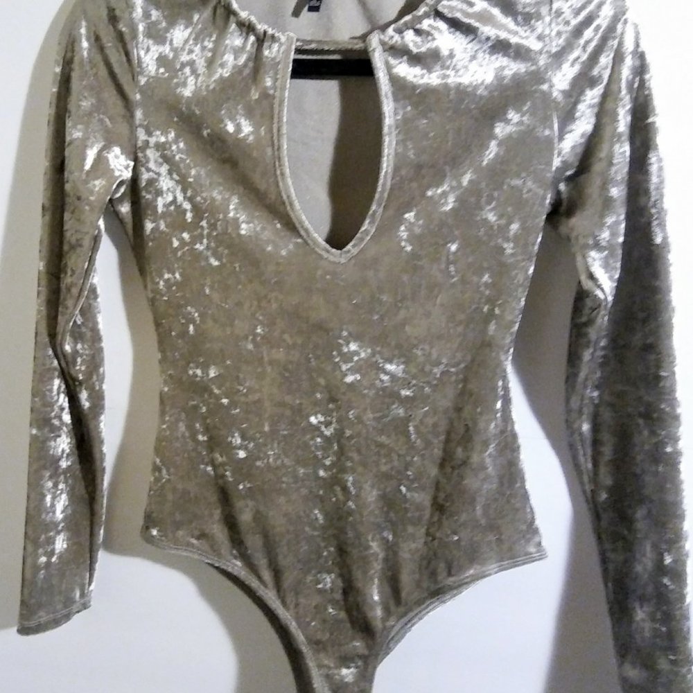 Crushed Velvet Bodysuit